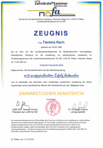 Zeugnis