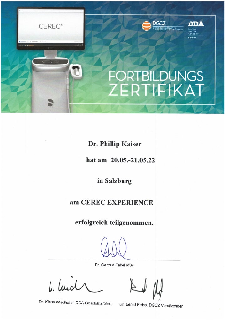 CEREC EXPERIENCE 2022