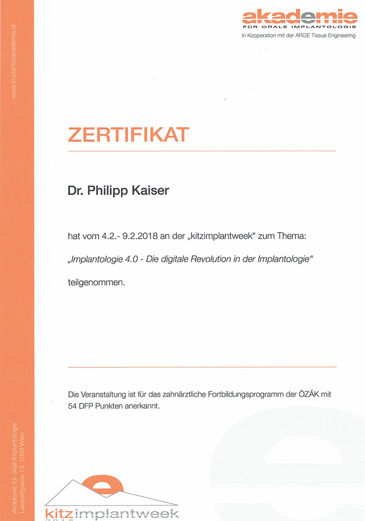 Impantologie 2018