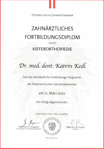 Zahnärztliches Fortbildungsdiplom