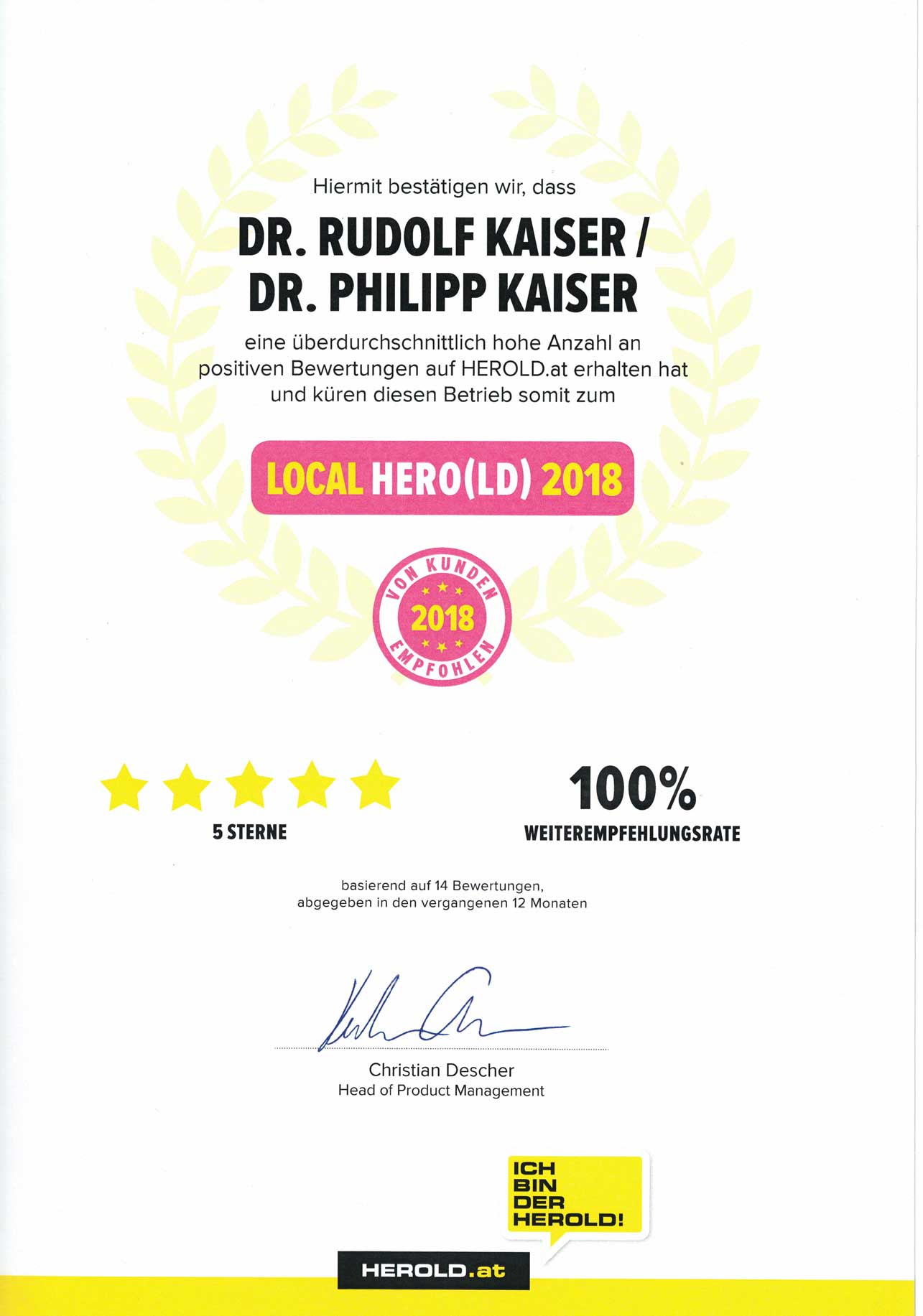 Local Hero(ld) 2018