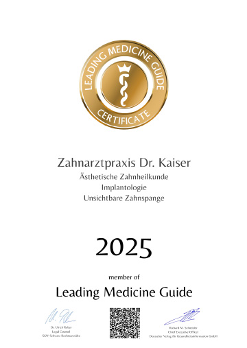 Leading Medicine Guide Certificate 2025