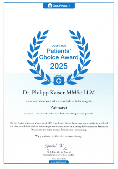 Patients' Choice Awards 2025 - Dr. Philipp Kaiser