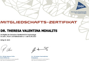 Mitgliedschafts-Zertifikat