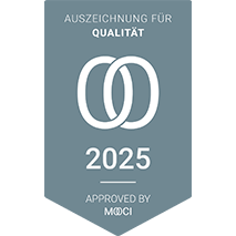 MOOCI Auszeichnung für Qualität