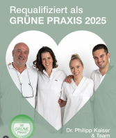 Wieder ausgezeichnet: Unsere Praxis trägt auch 2025 das Siegel „GRÜNE PRAXIS