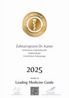 Wir wurden ausgezeichnet: Leading Medicine Guide 2025 bestätigt unsere medizinische Exzellenz