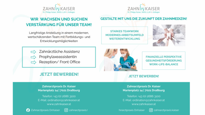 Wir suchen Verstärkung – werden Sie Teil unseres Teams!