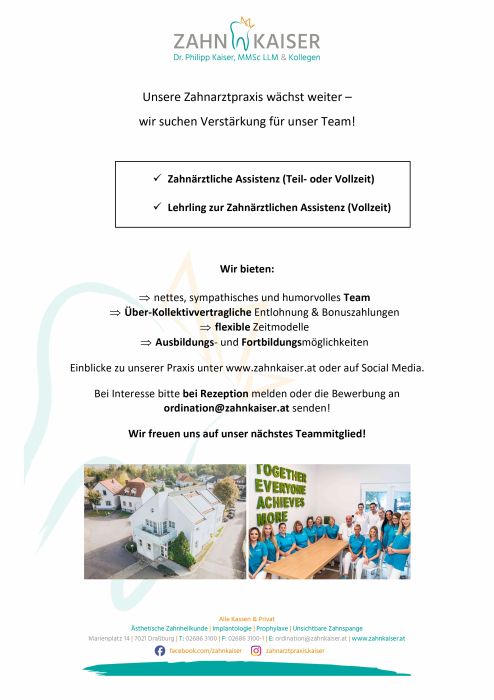 Unser Team wächst weiter - wir suchen Verstärkung!